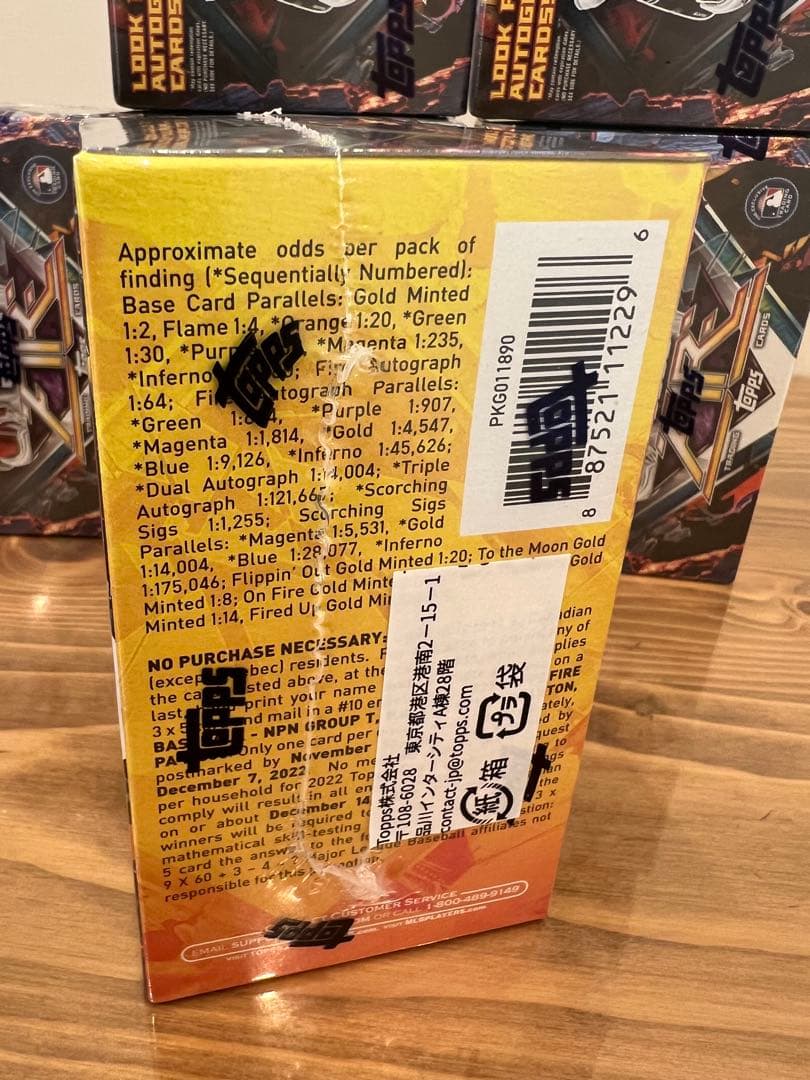 激レア2022 Topps Fire Baseball Blaster 大谷翔平