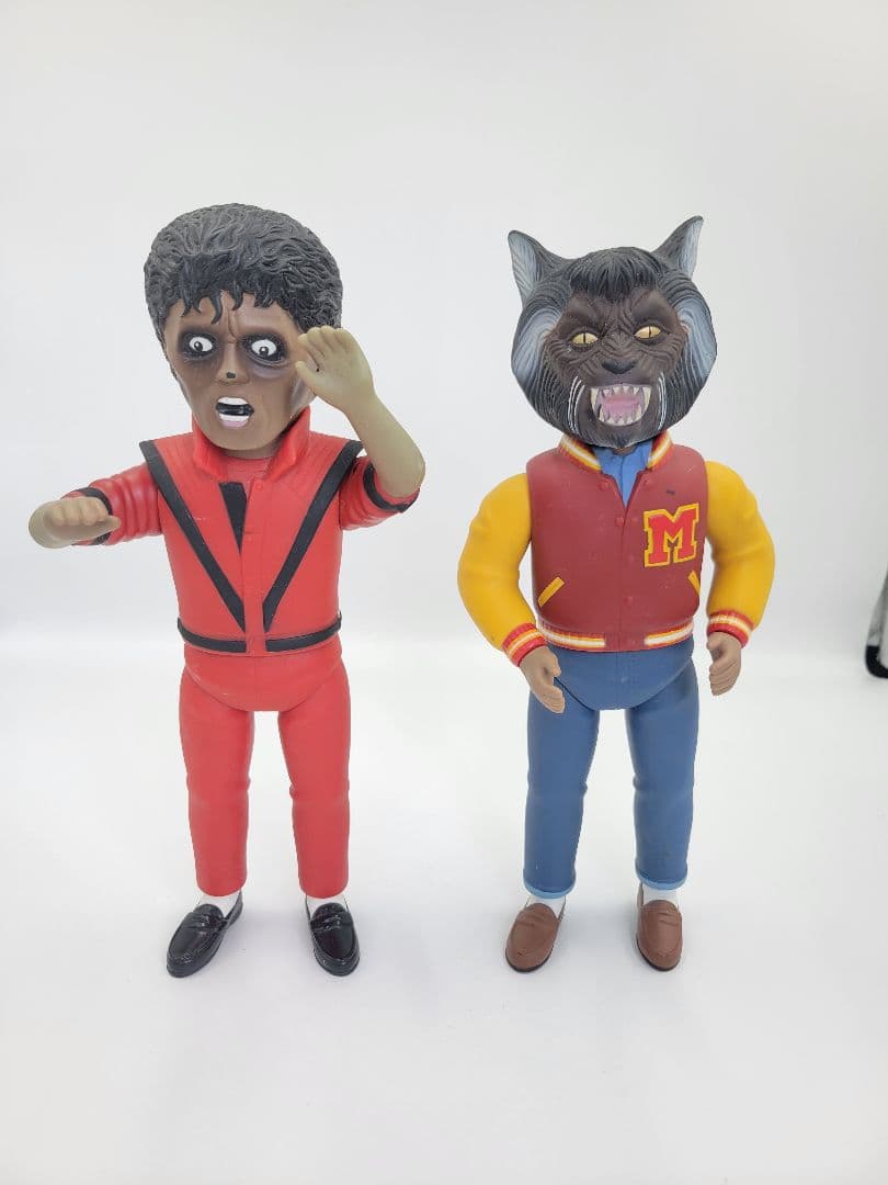 マイケル・ジャクソン　マルサン　ソフビ　スリラー　狼男　2体セット