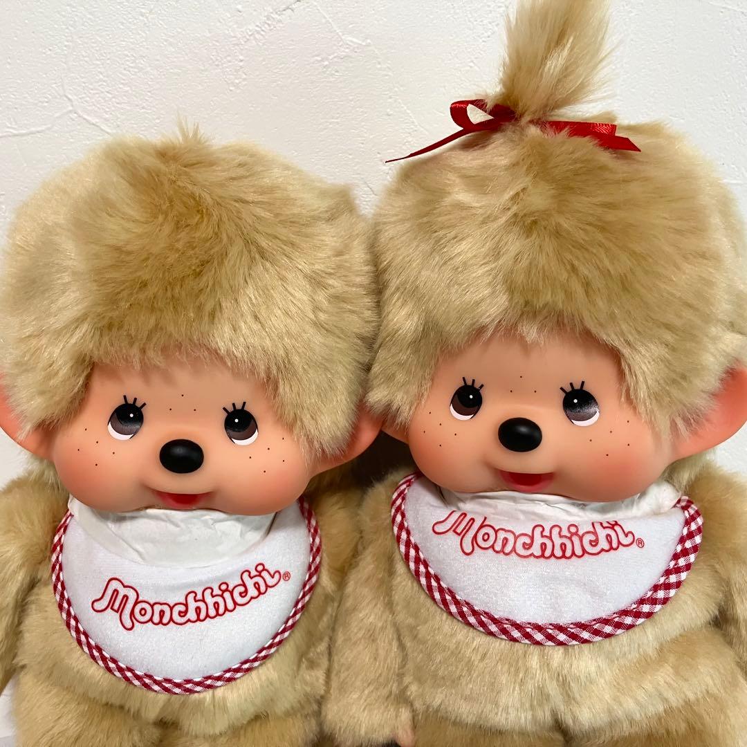 モンチッチ　monchhichi ベージュプレミアムスタンダードM 男の子女の子
