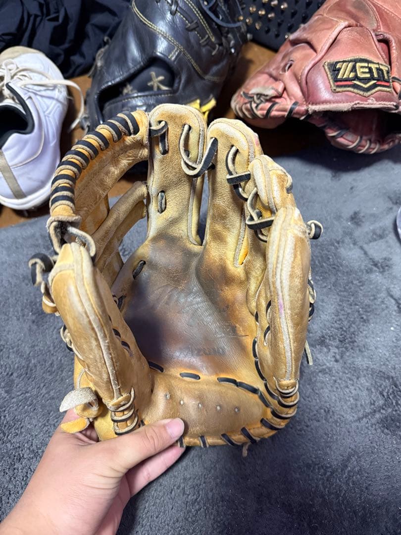 Mizuno 硬式グローブ 右投げ用 ブラウン