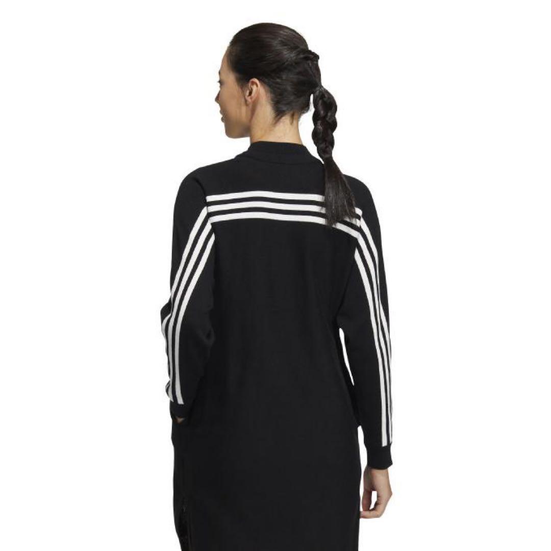 【新品】adidas スリーストライプス 長袖セーターワンピース DVS37