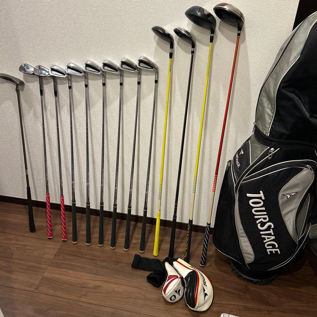 ツアーステージ　メンズS 右利き　13本　ゴルフクラブセット