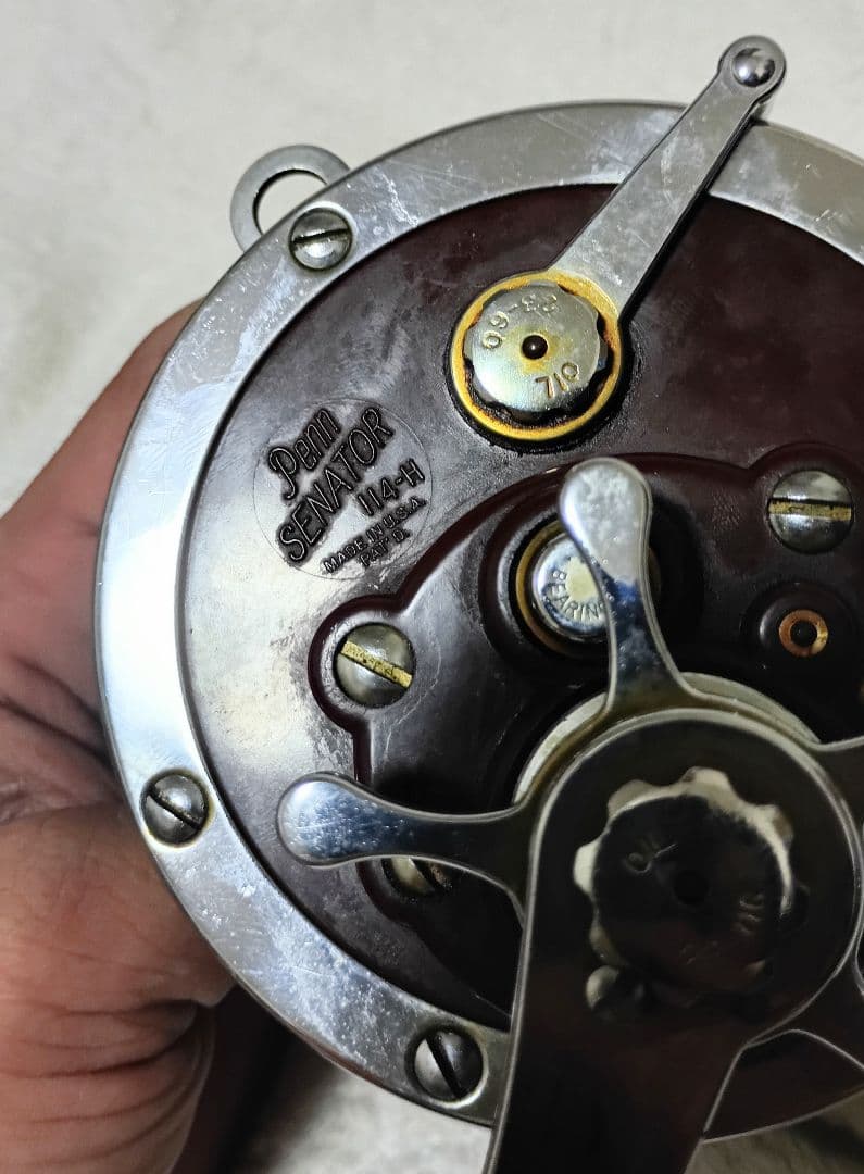 ペンリールスペシャルセネター114H 6/0 トローリングリール