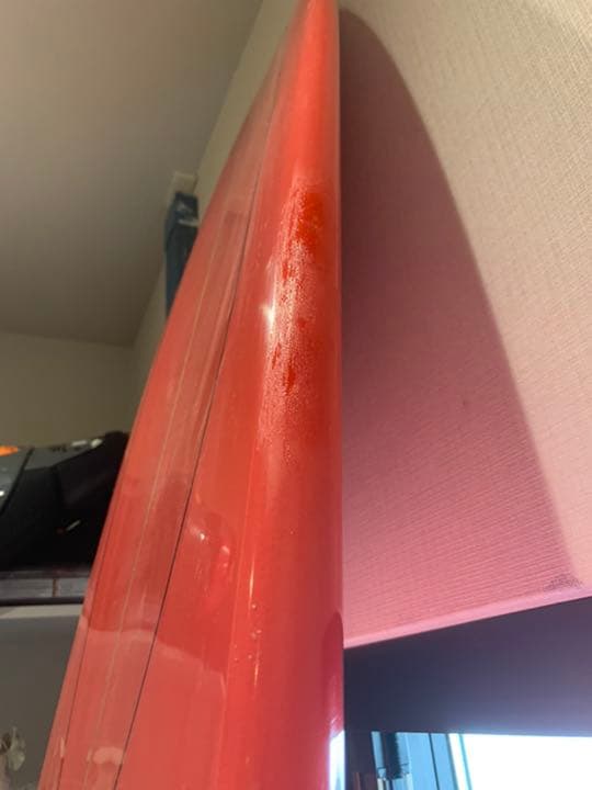 手渡し　DELUXE サーフボード湘南地区での手渡し限定　赤　レトロ　インテリア