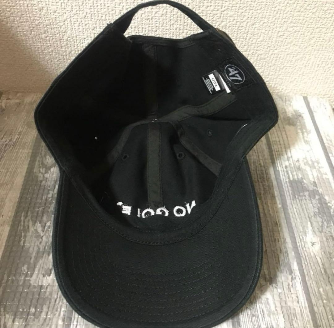 47 NO COFFEE NO GOLF ブラック　キャップ　帽子