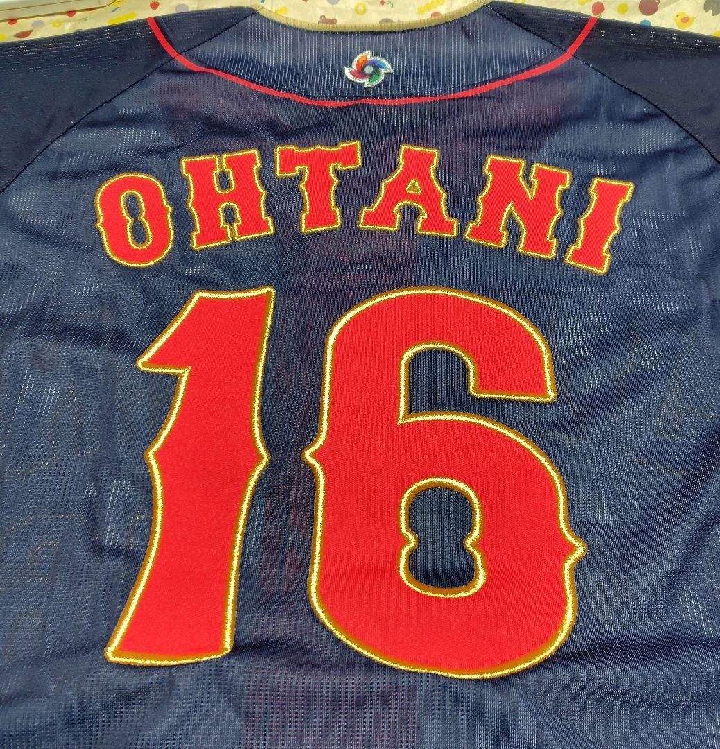 wbc侍ジャパン日本代表ビジター大谷翔平ユニホームMサイズ中古品