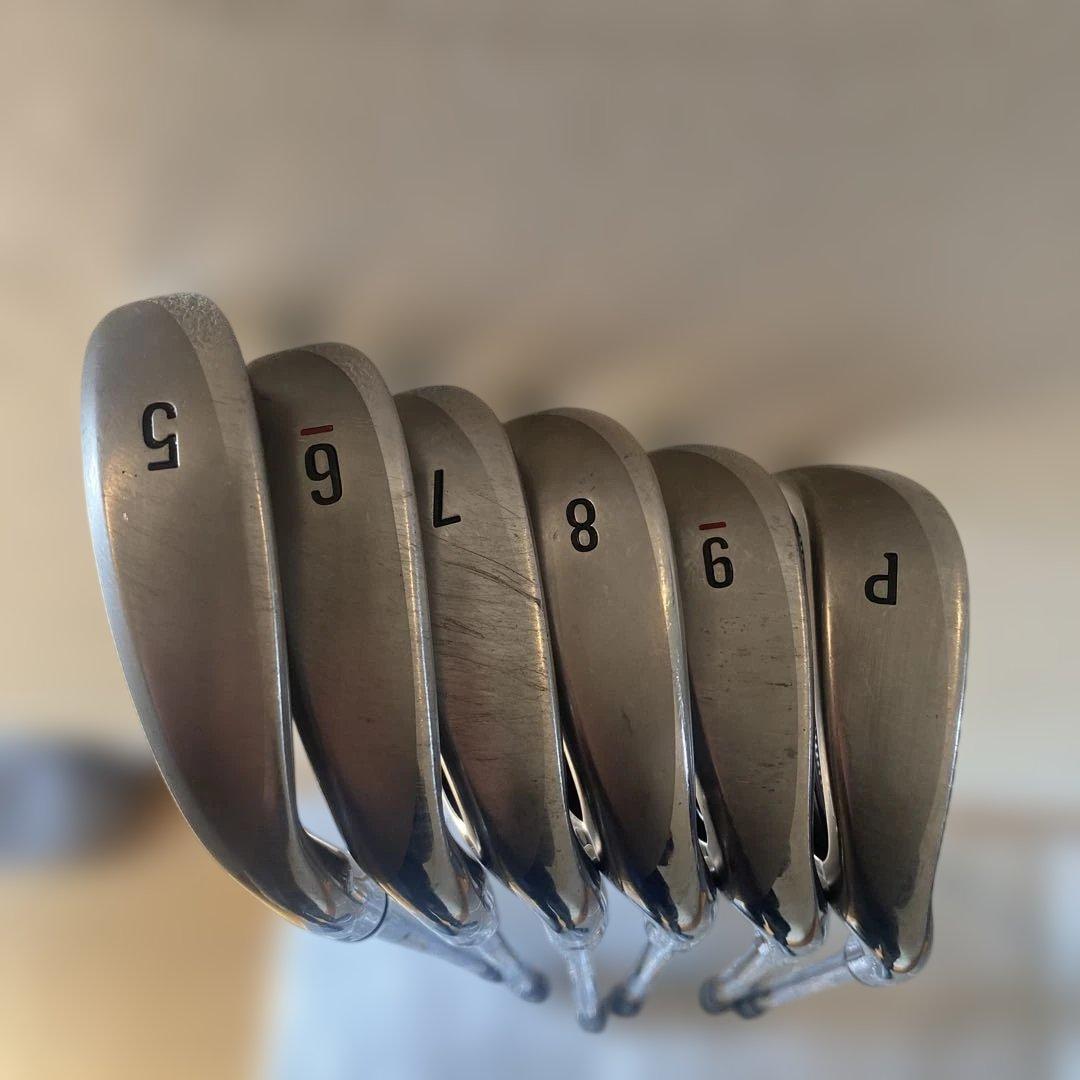 【中古】ブランドゴルフクラブセット 9本セットNIKEバッグ付き