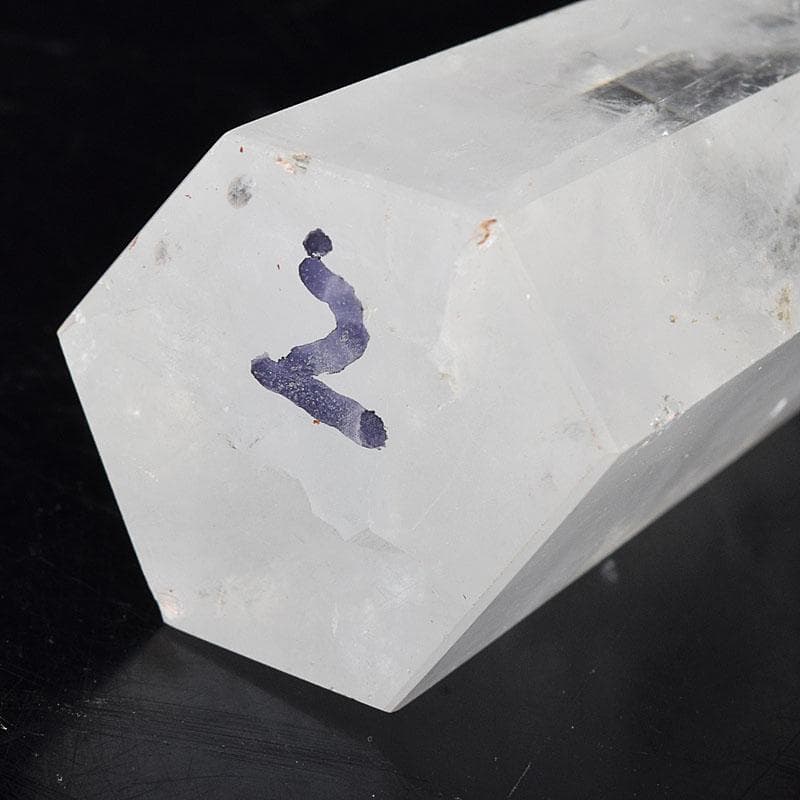 風水　縁起物　水晶　クリアクォーツ　台付　置物　2点まとめて　C　8196