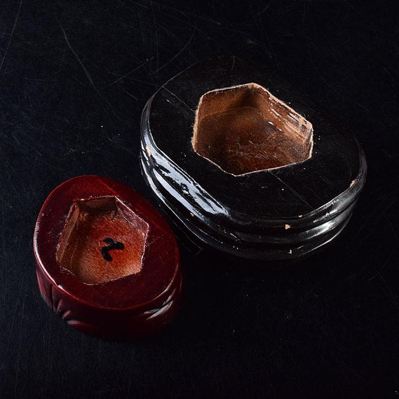 風水　縁起物　水晶　クリアクォーツ　台付　置物　2点まとめて　C　8196