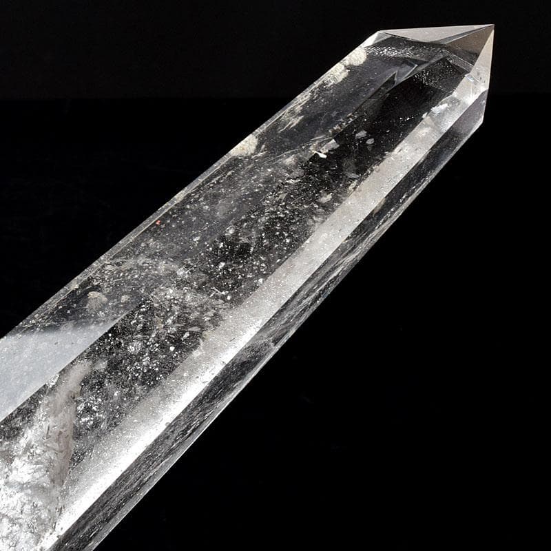 風水　縁起物　水晶　クリアクォーツ　台付　置物　2点まとめて　C　8196