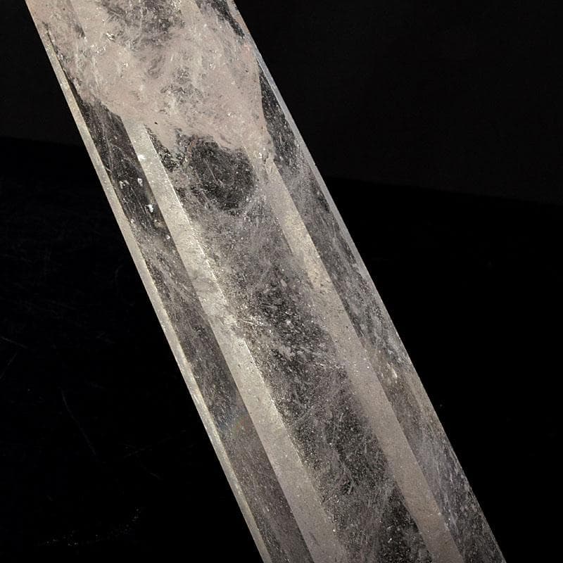 風水　縁起物　水晶　クリアクォーツ　台付　置物　2点まとめて　C　8196