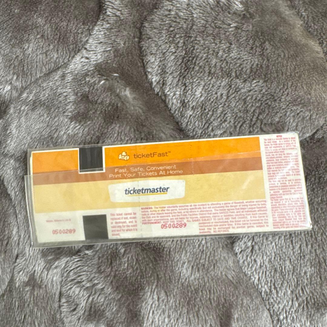 【チケット半券付】イチロー 2007 ゴールドグラブ ボブルヘッド FSN 箱付