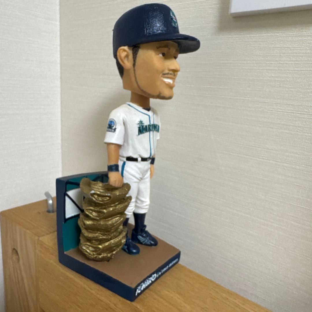 【チケット半券付】イチロー 2007 ゴールドグラブ ボブルヘッド FSN 箱付