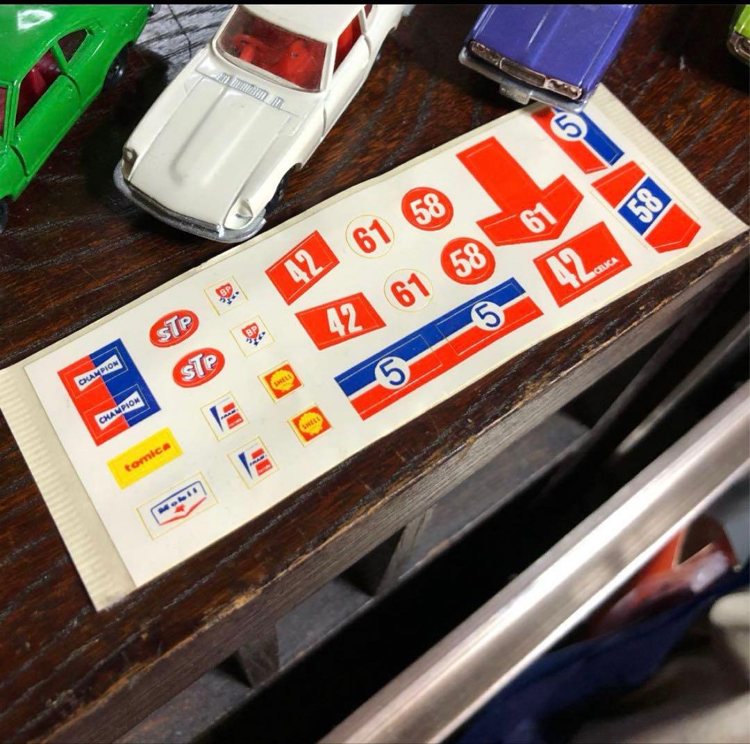 トミカ　グランプリサーキット4台セット　オリジナルデカール