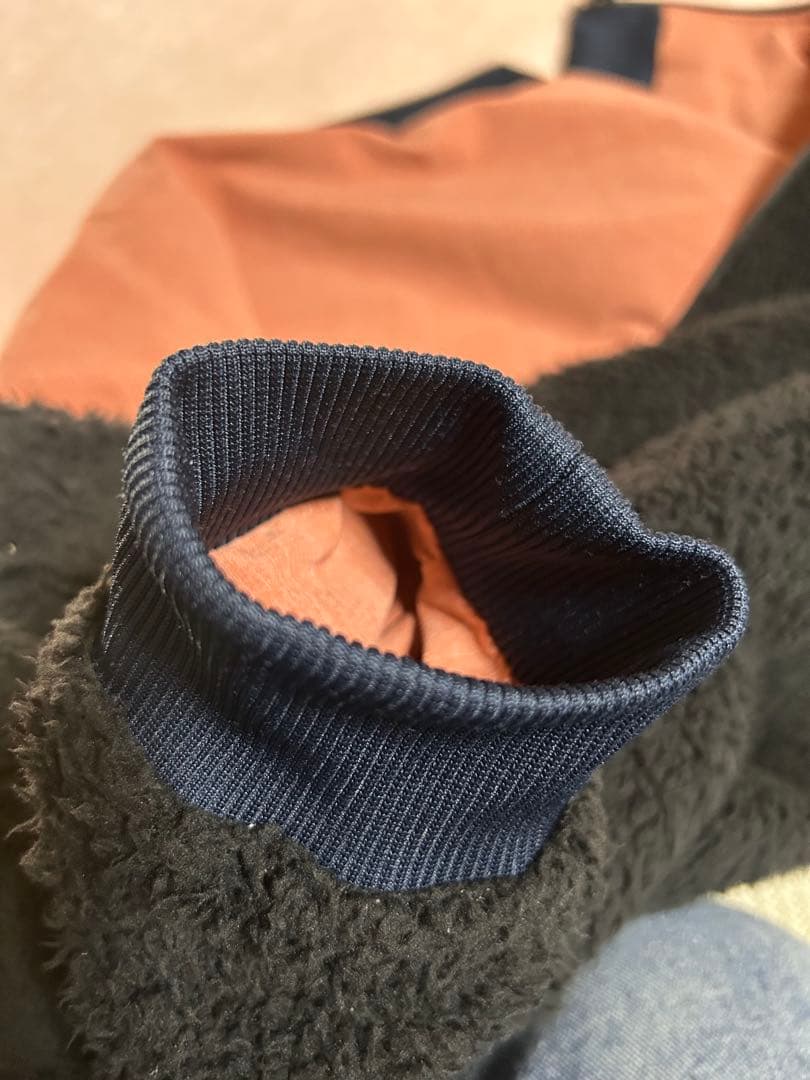 YONEX ボアリバーシブルジャケット　オレンジブラウン