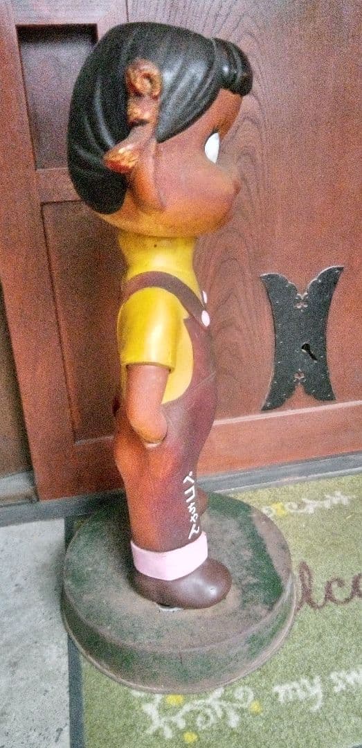 不二家 ペコちゃん 等身大　店頭前（86ｃｍ） 首振り人形