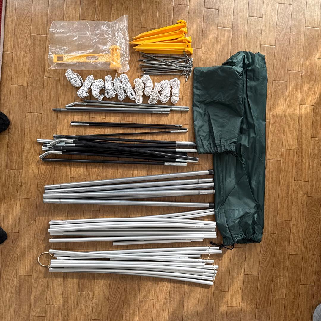 タフワイドドーム 300EX III +グランドシート+インナーマット付き