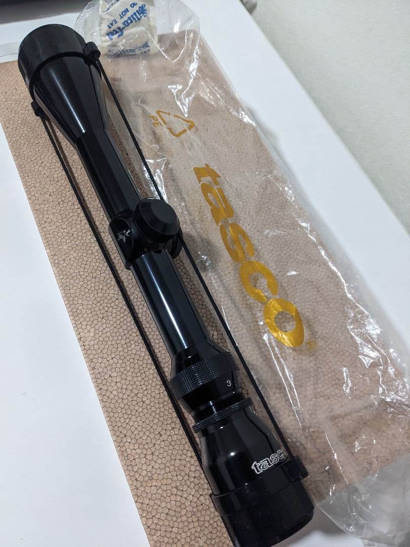 Tasco WA3-9x40 スコープ　実物　 実銃用 多分ワールド　未使用