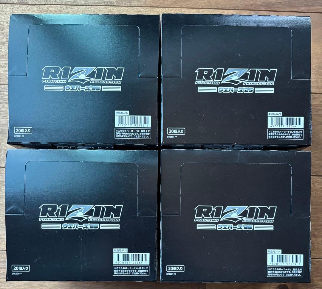 RIZINウエハース'25 ライジン 4箱 朝倉未来