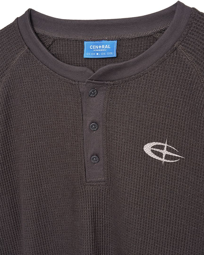 King Gnu CEN+RAL WUFFLE L/S TEE [チャコール]