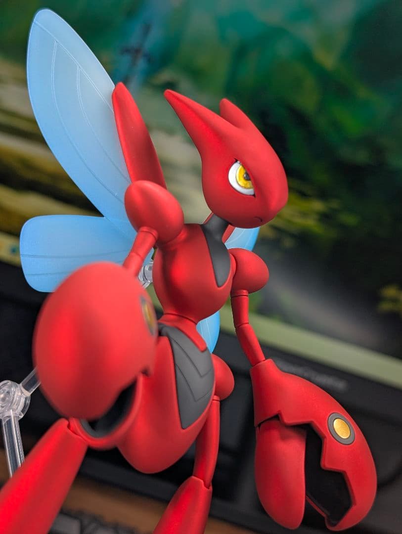 ポケプラ　ハッサム　全塗装完成品　マッドキャンディ仕上げ