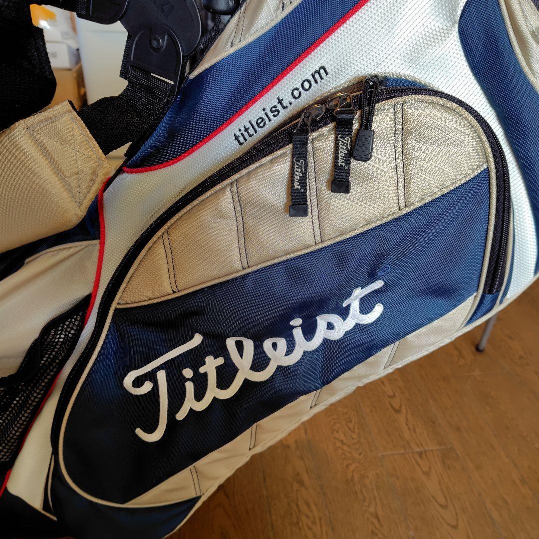 Titleist キャディバッグ　スタンド式 ネイビー/ホワイト