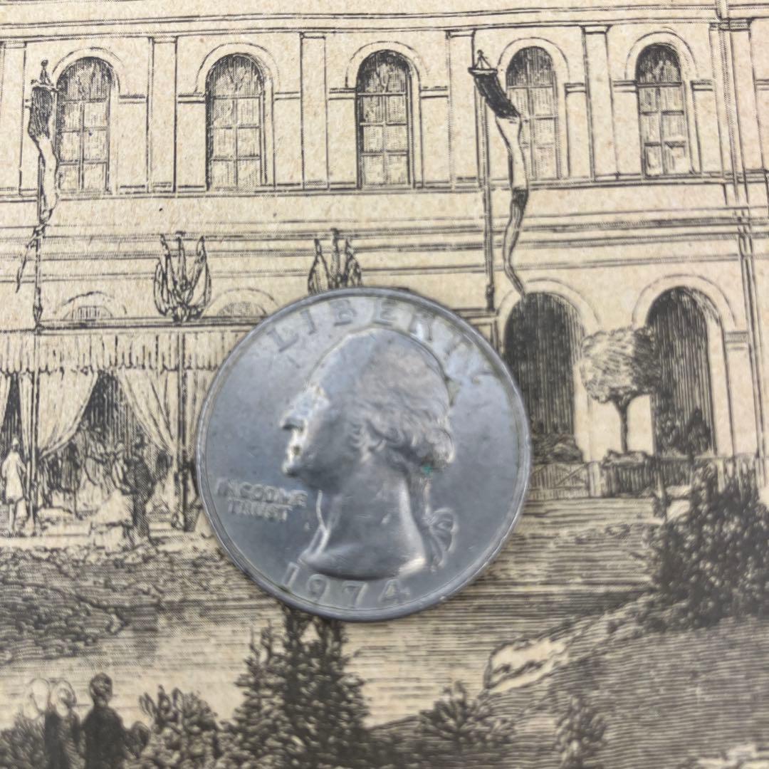 1970年代 1960年代アメリカ クォータードル 4枚セット