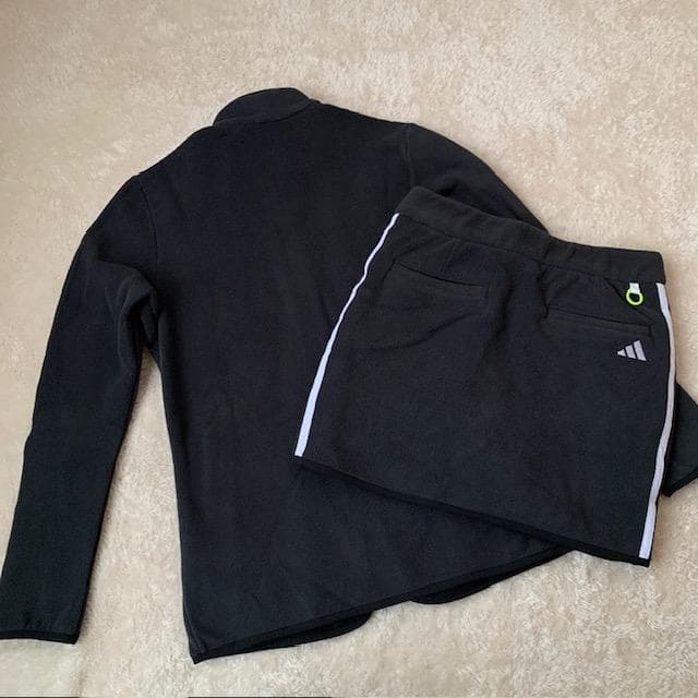 アディダス　ゴルフ　フリース　ジャケット スカート　セットアップ　M