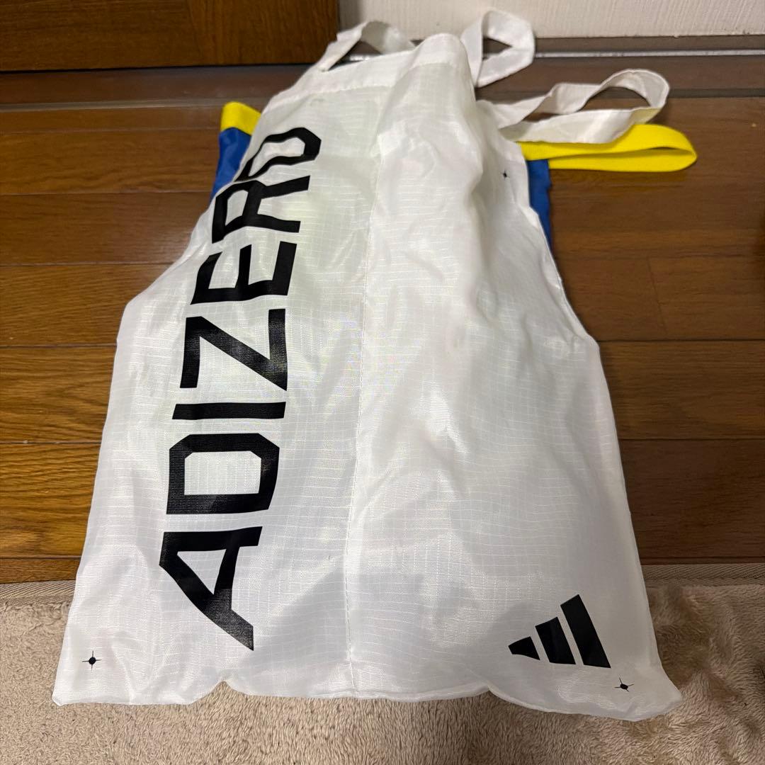 adidas ADIZERO スパイクシューズ 27.5cm 蛍光イエロー