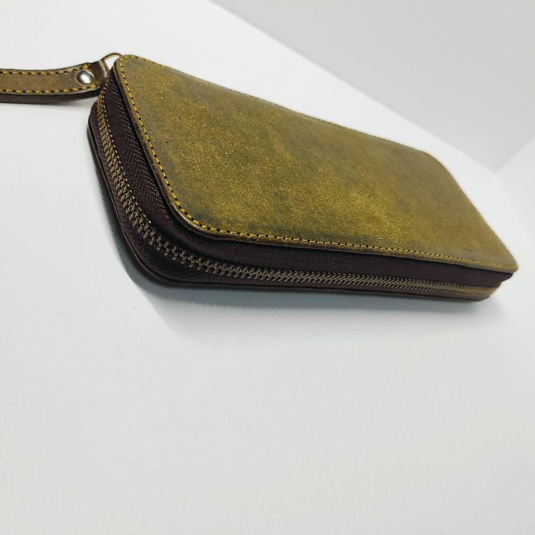 バハギア ペンケース ラウンドジップ プエブロレザー 4本差し