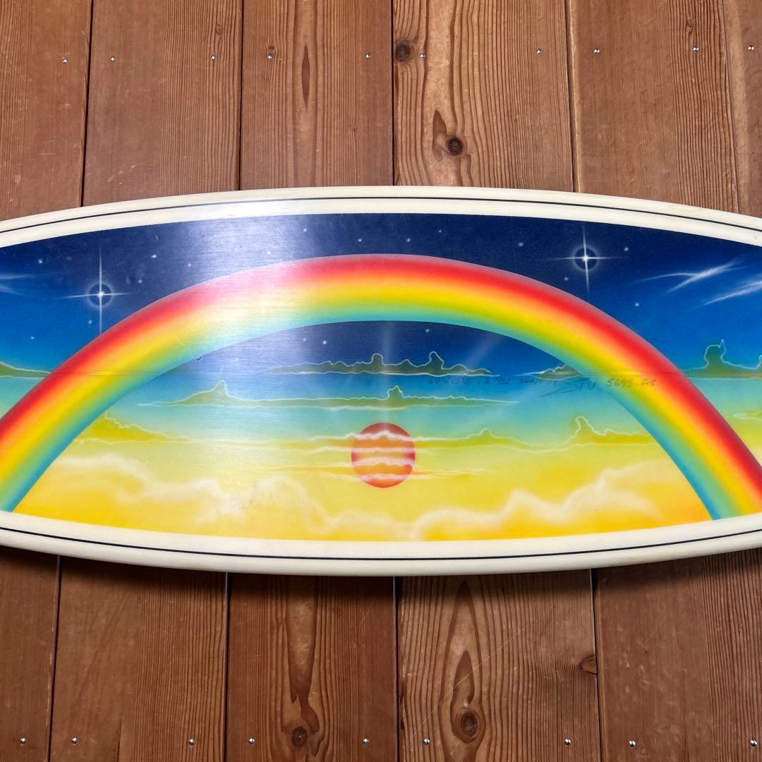 HB 6’0 レインボーアートデザイン サーフボード名作
