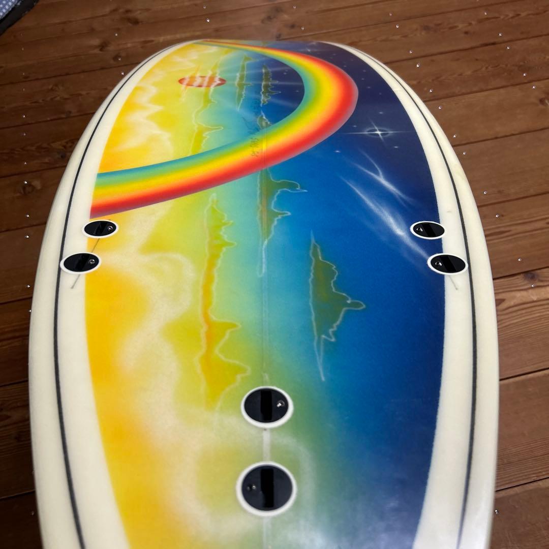 HB 6’0 レインボーアートデザイン サーフボード名作