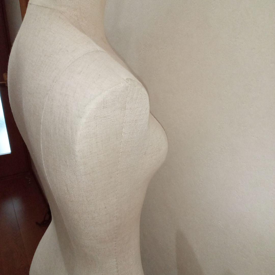 女性用布製マネキン メタルスタンド付き