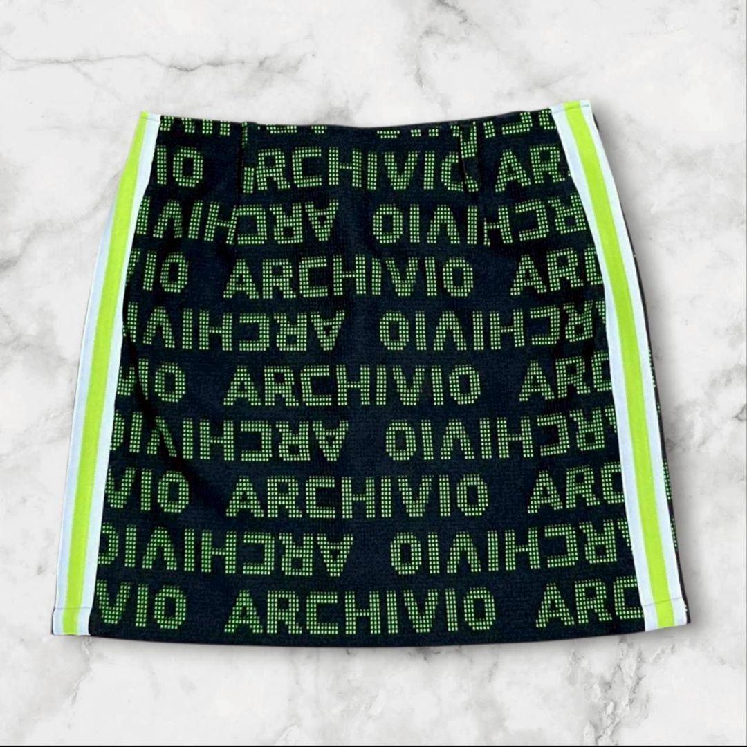 【極美品】archivio アルチビオ セットアップ 総柄 蛍光 上36 下38