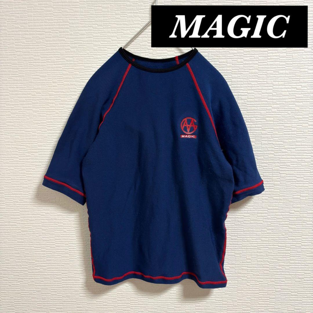 【中古】日本製 MAGIC マジック 長袖 サーフィン インナー Mサイズ 半袖