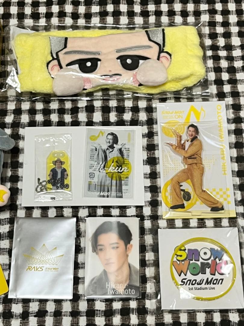 Man 岩本照　ぬいぐるみ、ソフビ、ヘアバンド、ラバーバンドなど