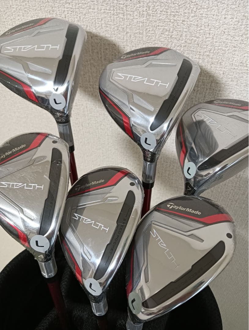 【入手困難・レディース】テーラーメイド　ステルス☆６本セット　シャフト純正L☆
