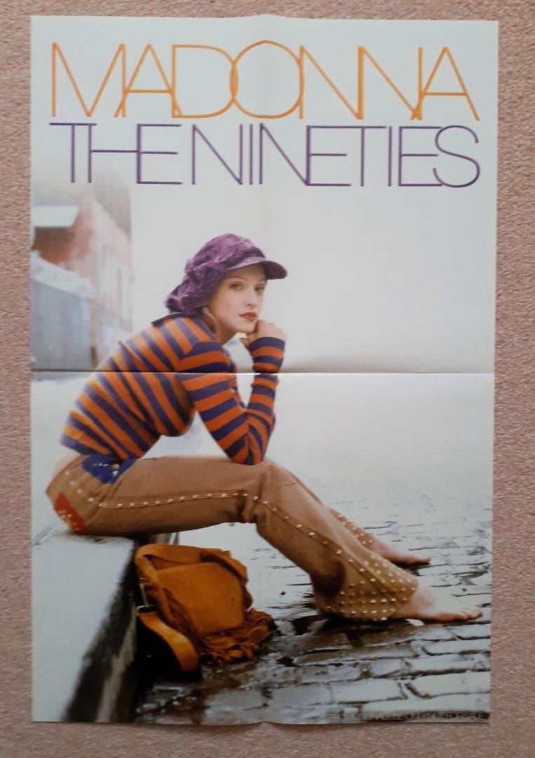 マドンナ　“ Madonna The Nineties “　貴重 ポスター