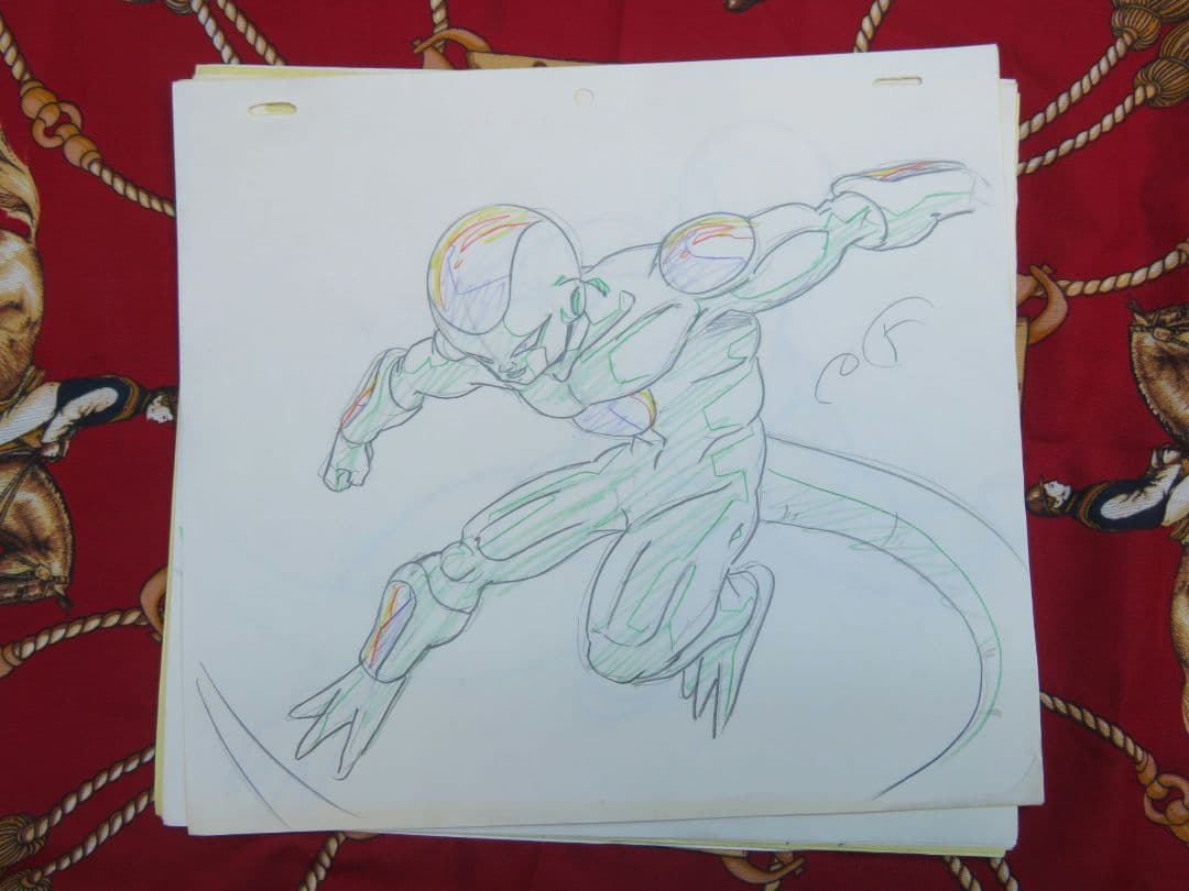 j*い様 ドラゴンボール セル画 原画 フリーザ ベジータ当時品