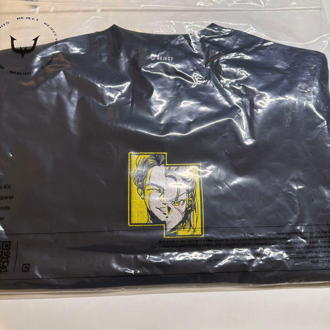 【新品】REJECT あきら CAMMY TEE BLACK Lサイズ