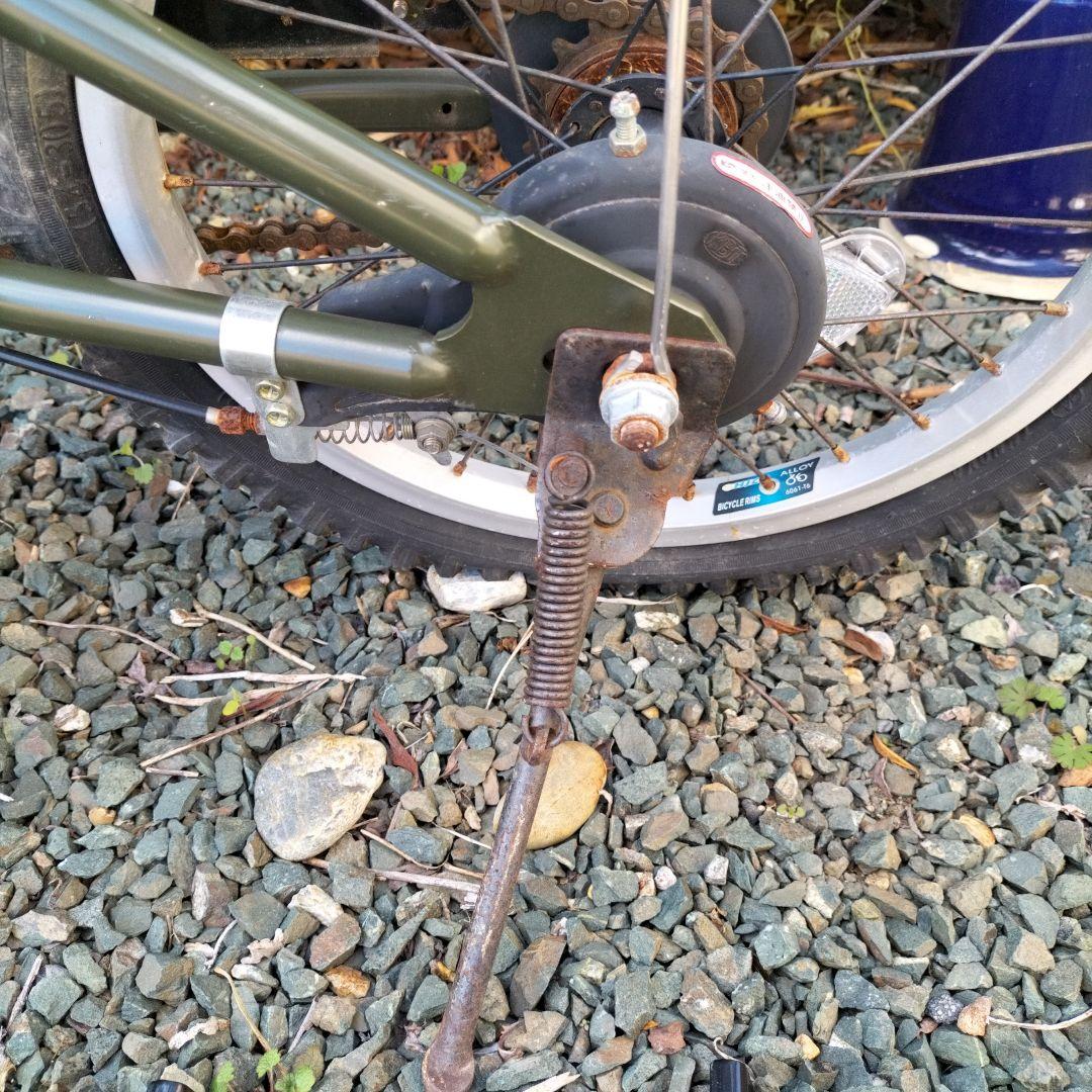 【難有】Jeep 幼児用自転車 オリーブグリーン★18インチ