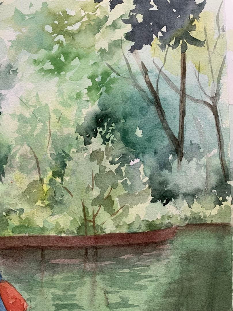 透明水彩画原画一点物〜自由にどこまでも