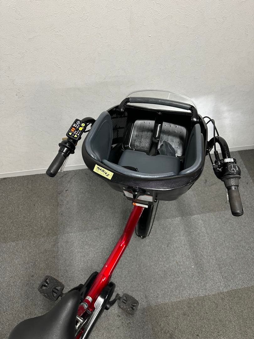 3人乗り電動自転車　ヤマハパスKISS 20インチ　子供乗せシート付き　お買い得