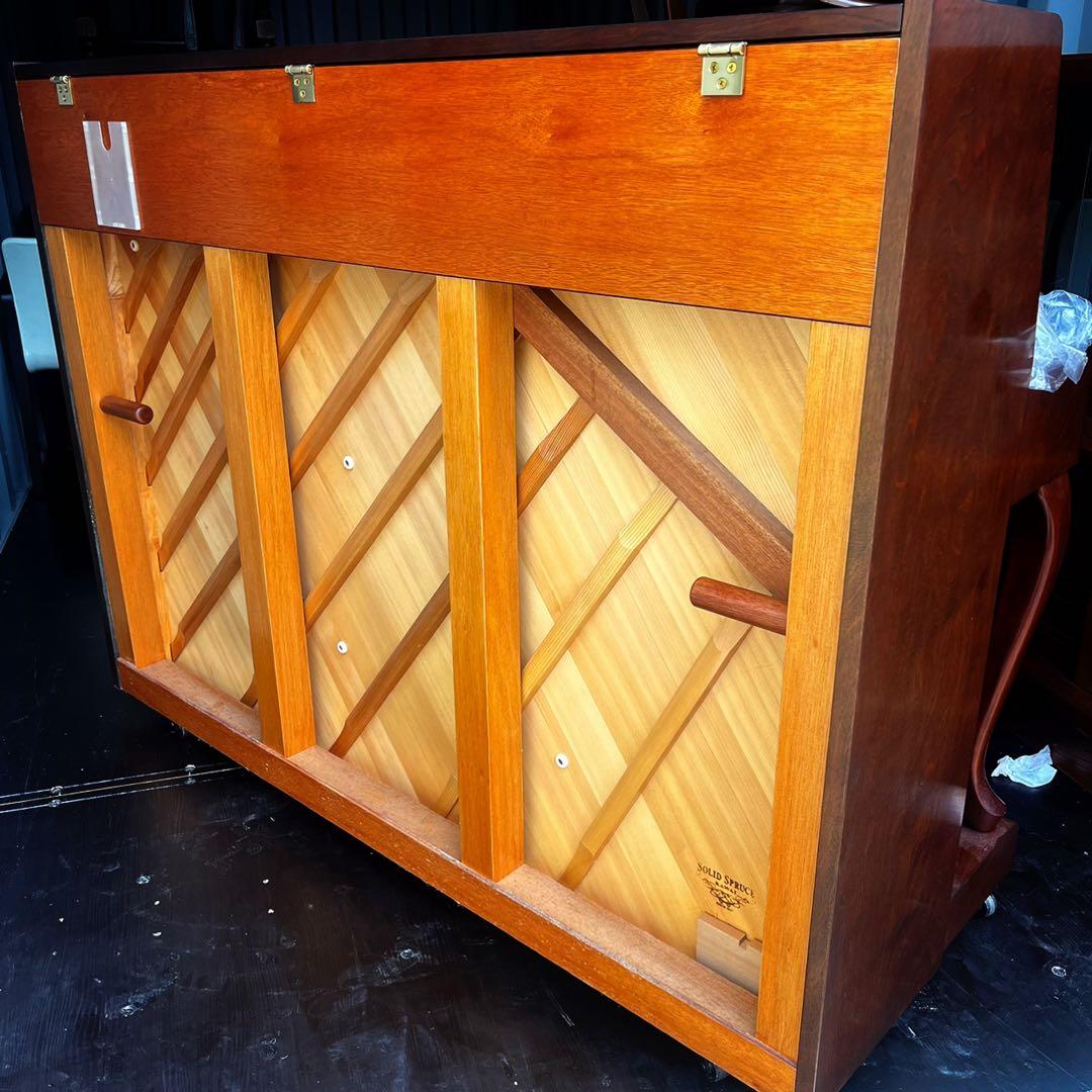 取付無料！カワイ上位モデル 猫脚アンティークアップライトピアノ 椅子付き✨