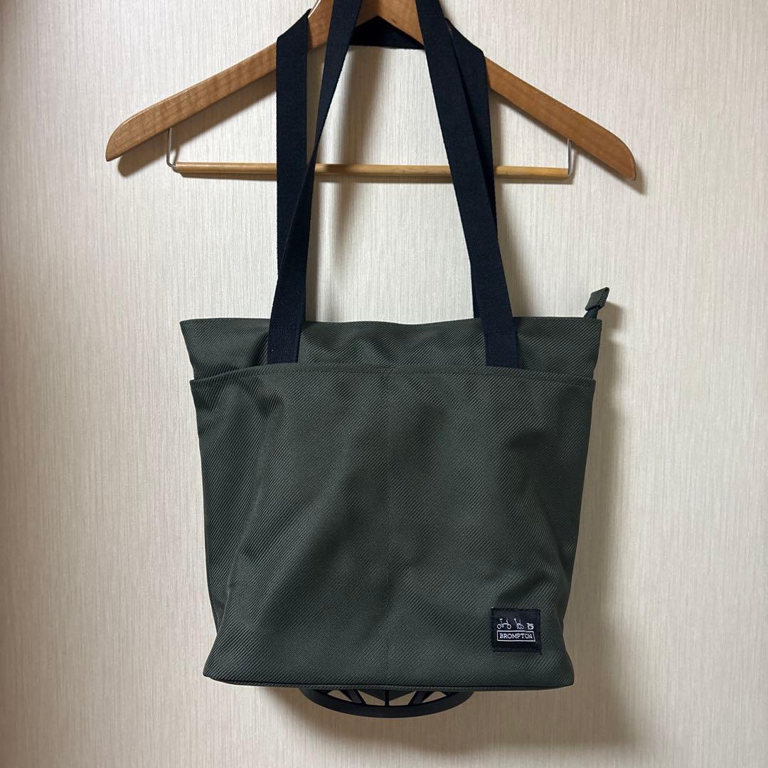BROMPTON メッシュ自転車用バッグ オリーブグリーン