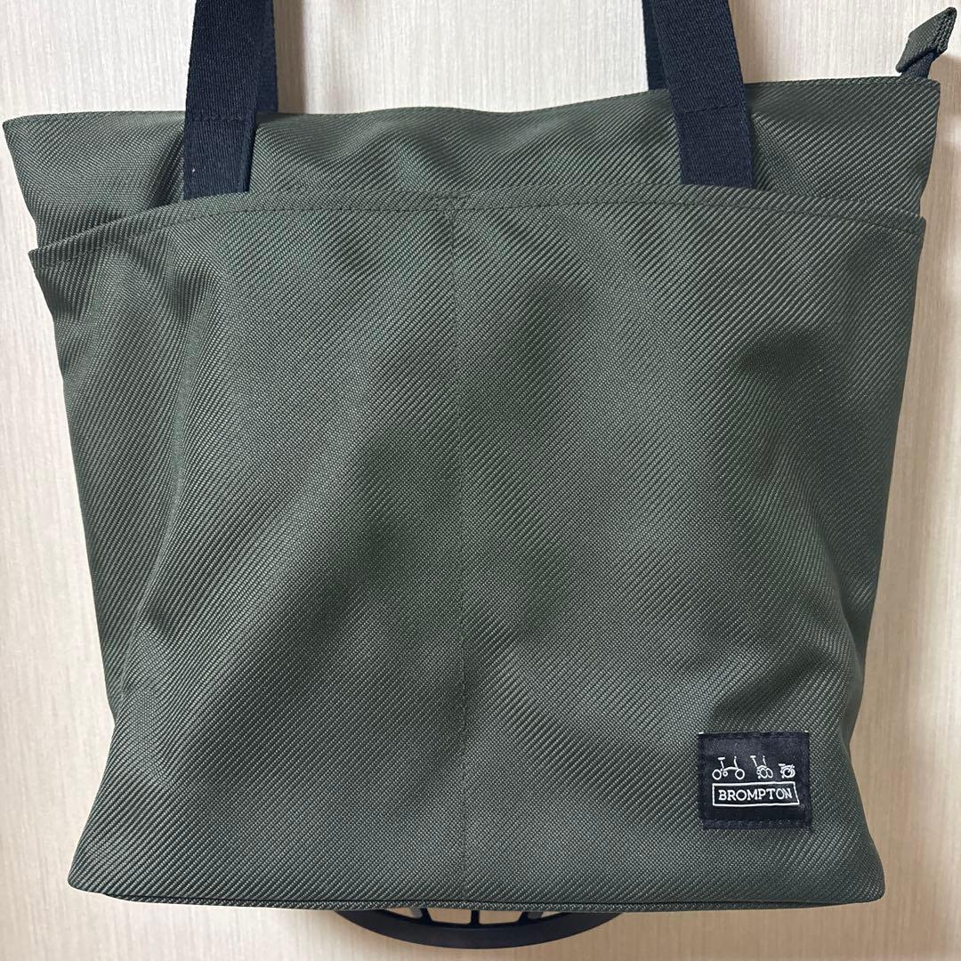 BROMPTON メッシュ自転車用バッグ オリーブグリーン