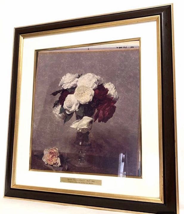 ■レプリカ■ポラロイドコレクション■ファンタン＝ラトゥール「ガラス器の中のバラ」