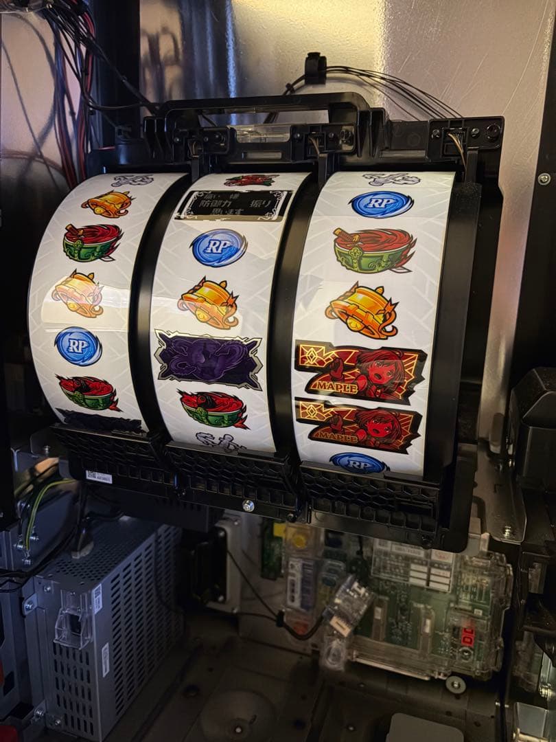 防振りスロット実機　データカウンター対応ユニット付き