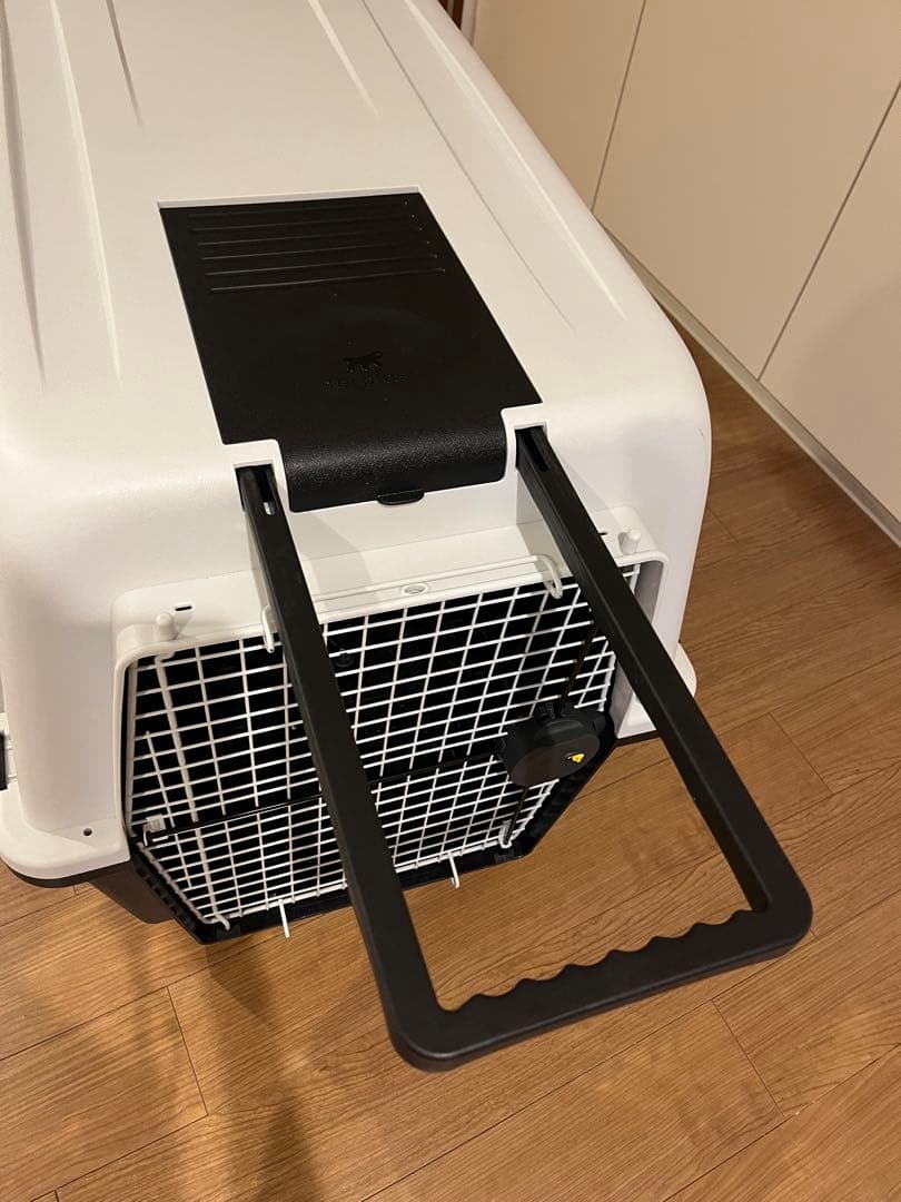 【美品】ペットキャリー キャスター付き ゲージ ペットハウス 飛行機