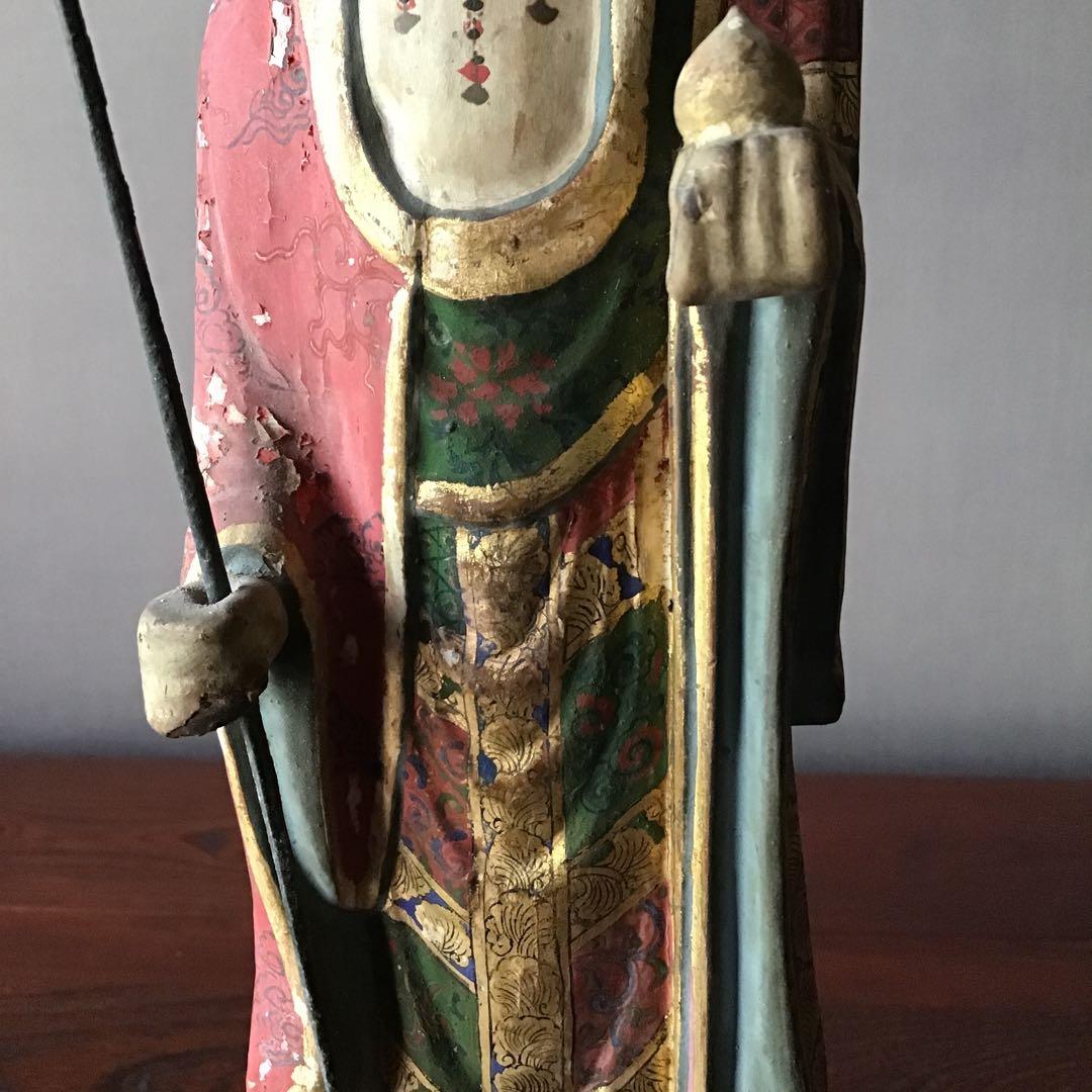 地蔵菩薩立像　　室町期　錫杖仏像　宝珠　仏像 63